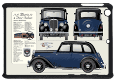 Morris 10 Saloon Series II 1935-37 Small Tablet Covers